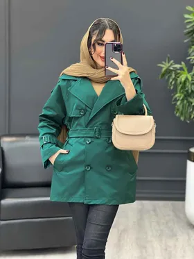بارانی شش دکمه پشت پاگن