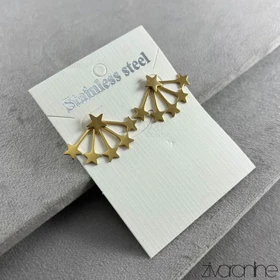 گوشواره زنانه پشت گوشی مدل ستاره 20381