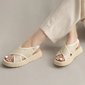 صندل زنانه مدل وینا_کرم کد 8930