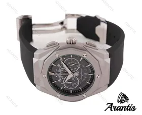 ساعت هابلوت مردانه سه موتوره چند ضلعی اسکلتون m-0173