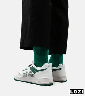کفش کتانی مردانه سفید سبز NIKE AirForce Draw