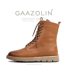 بوت پارتیزان گازولین شتری شبرو - GAAZOLIN Partisan Boots Secret Medal W
