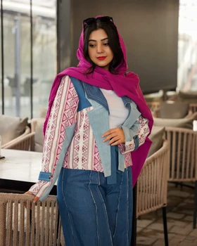 ست کت و شلوار اسپرت جین و لینن طرح سرور
