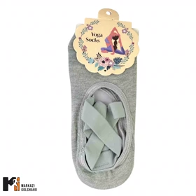 جوراب پیلاتس ضد لغزش کد 104 (طوسی)