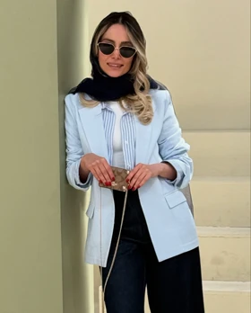 کت راه‌راه جین
