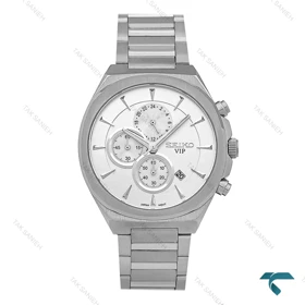 ساعت سیکو Vip مردانه سه موتوره کرنوگراف سیلور Seiko-8820-G