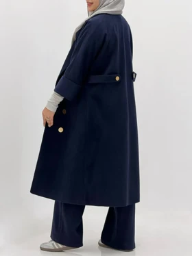 3723-پالتو فوتر نیلی