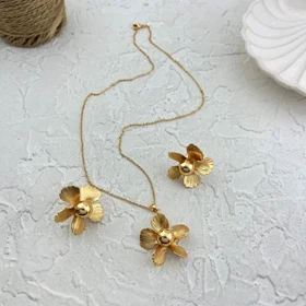 نیم ست زنانه طرح گل آینه ای، ظرافت در اوج زیبایی