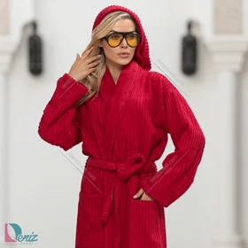 حوله تن پوش seta رنگ زرشکی