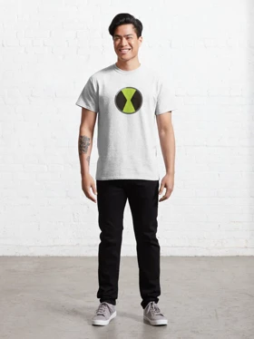 تیشرت لانگ پسرانه Ben10 طرح لوگو Omnitrix Logo
