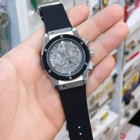 ساعت مچی مردانه هابلوت 3 موتور فعال کرنوگراف سری های کوالیتی کد 2