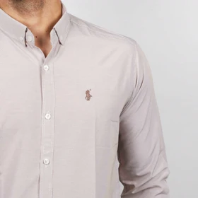 پیراهن آستین بلند راه راه مردانه مدل 6102057