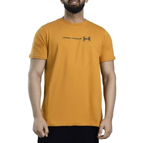 تیشرت ورزشی مردانه آندر آرمور مدل Mub-077 خردلی