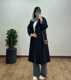 مانتو بلند لینن ماهتاب 1(ایراد دار)