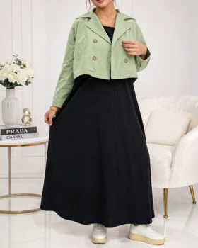کت سارافون یقه انگلیسی 7549 (پاستیلی)