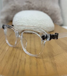 عینک کروم هارتز کد 8870 Chrome Hearts (کریستالی مشکی)