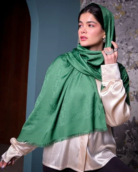 شال ابریشم ژاکارد گوچی