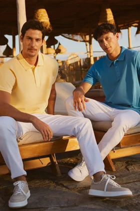 تیشرت یقه پولو مردانه altinyildiz-classics altinyildiz-classics