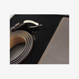 ست دو تکه چرم مردانه مدل s006