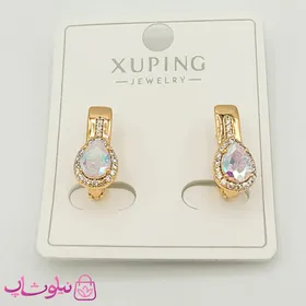 گوشواره ژوپینگ با کریستال سواروسکی اشکی
