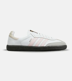 کفش کتانی مردانه و زنانه سفید صورتی ADIDAS Samba