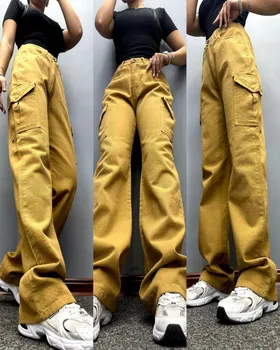 شلوار کتان شسته شده 6جیب کد 2252