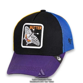 کلاه گورین طرح پروانه Trucker Cap HA88