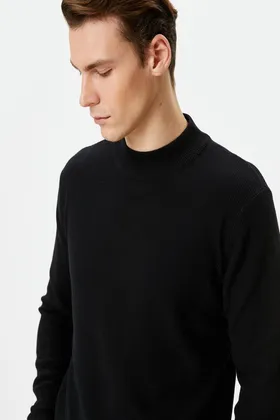 ژاکت مردانه مشکی 4WAM70057HT