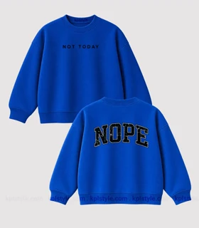 دورس باکسی یونیسکس طرح nope کد 1563