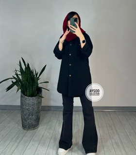 مانتو مداد رنگی پسته (ایراددار)