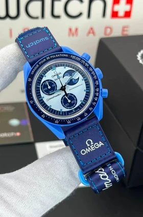 ساعت مچی امگا سواچ آبی