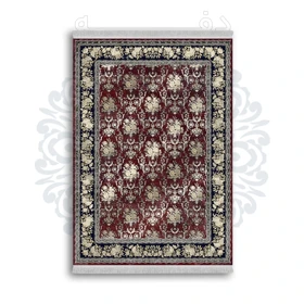 *جدید* فرشینه از جنس پارچه شانل مخمل ترک طرح فانتزی برند دفه کد 976