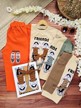 بلوز و شلوار طرح کتانی