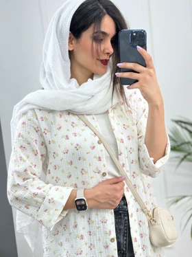 مانتو دخترانه شکوفه