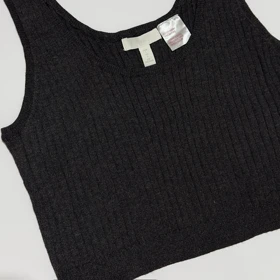 کراپ تاپ بافت زنانه اچ اند ام H&M No. 0933990001