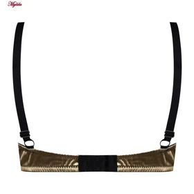 ست شورت و سوتین زنانه فنردار طلایی کارنا رز کد 1035