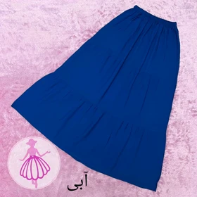 دامن نخی طبقه‌ای پالت رنگای پاییزی در رنگبندی