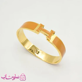 دستبند زنانه هرمس رنگ قهوه ای