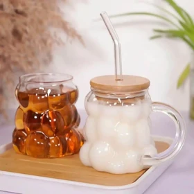 لیوان اسموتی حبابی/ pa97