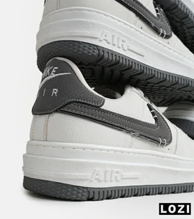 کفش مردانه و زنانه سفید طوسی NIKE AIR FORCE
