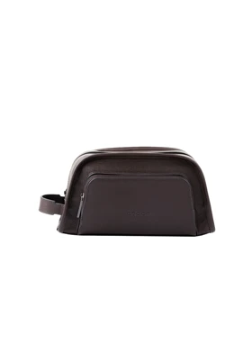 کیف مردانه پاسپورتی چرم کروکو مدل mb1008 (قهوه‌ای)