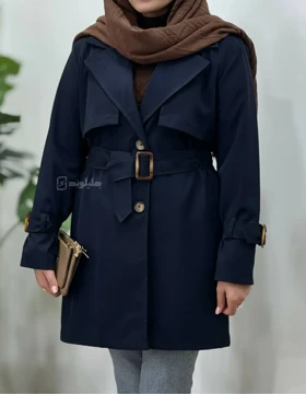 ترنچ کت زنانه ضدآب مهر 1