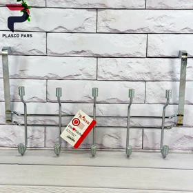 پشت دری آبشار 10 شاخه کروم کاراتک