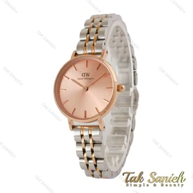 ساعت DW زنانه دورنگ رزگلد صفحه رزگلد DW-5343-L