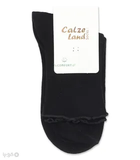 جوراب نیم ساق لبه دالبری Calze Land کالزی لند ساده