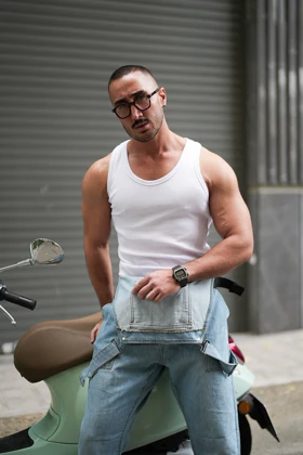 رکابی تنک تاپ قهرمانی آیسان اسلامی سفید