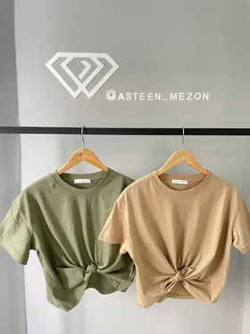 تیشرت گره‌ای فابریک