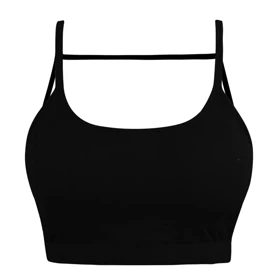 نیم‌تنه ورزشی کاپ‌دار زنانه سانفو مدل 4K1073 مشکی