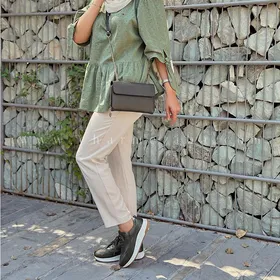 کیف چرم دوشی زنانه CODE:675/4