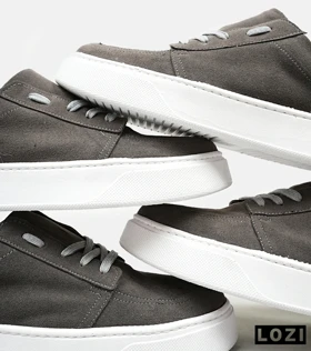 کفش کتانی کژوال مردانه خاکستری ZARA